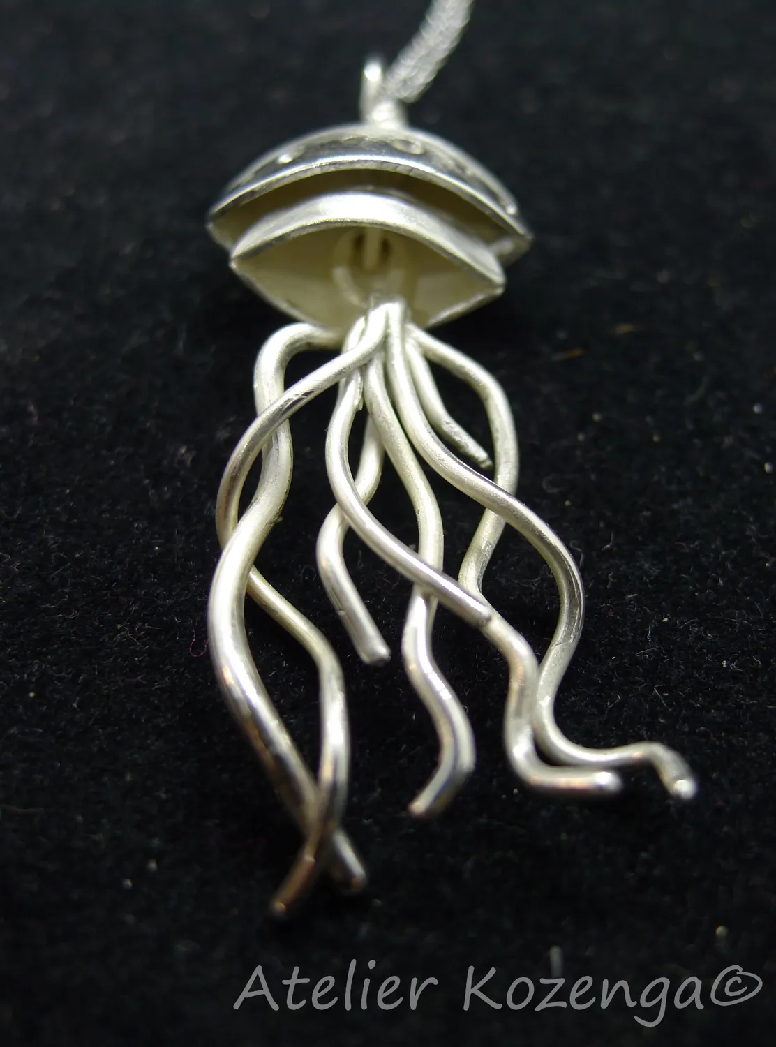 L'Atelier Kozenga Méduse pendentif argent 950