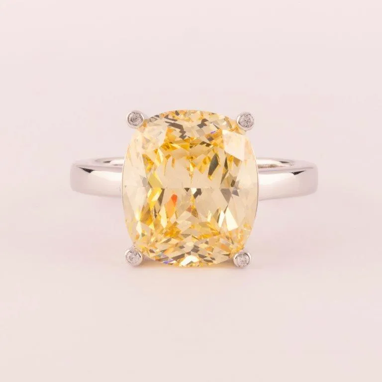 ULTIMA EDIZIONE taille émeraude bague coloriée