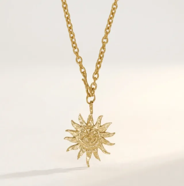 Elise Tsikis Sana collier chaîne doré 46,5 cm