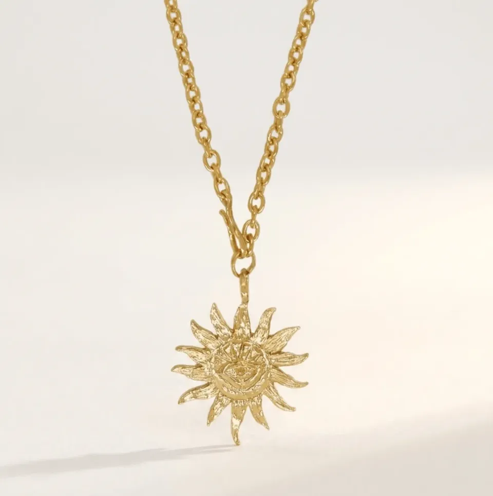 Elise Tsikis Sana collier chaîne doré 46,5 cm