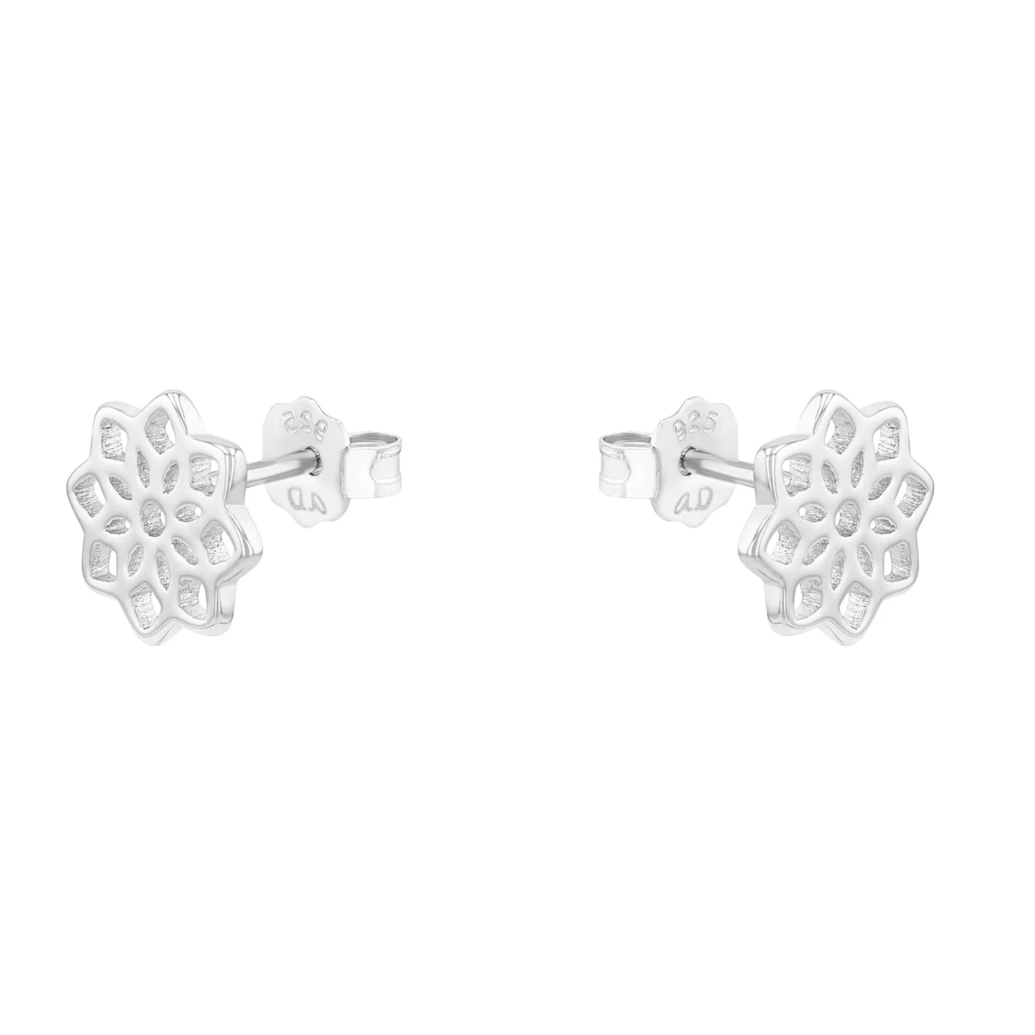 s.Oliver Fleur boucles d'oreilles argent 925 zircone