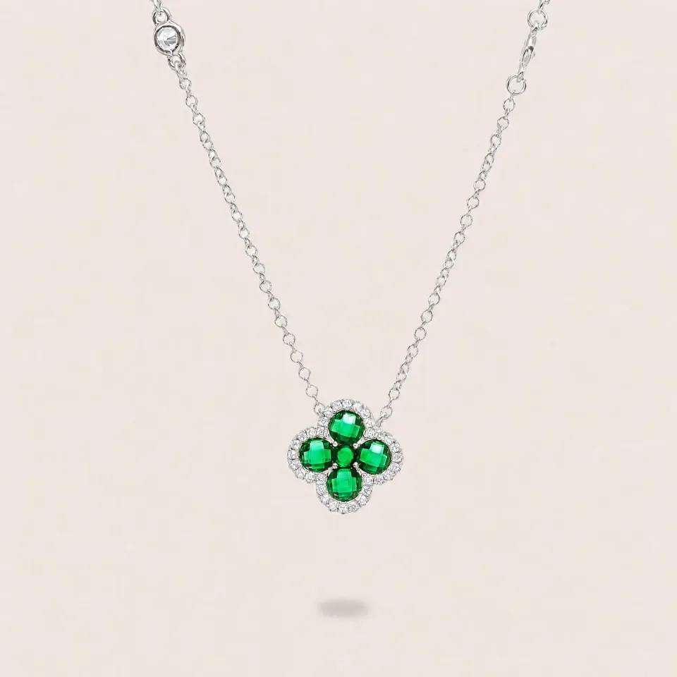 Ultima Edizione Fleur Simple collier pendentif uni