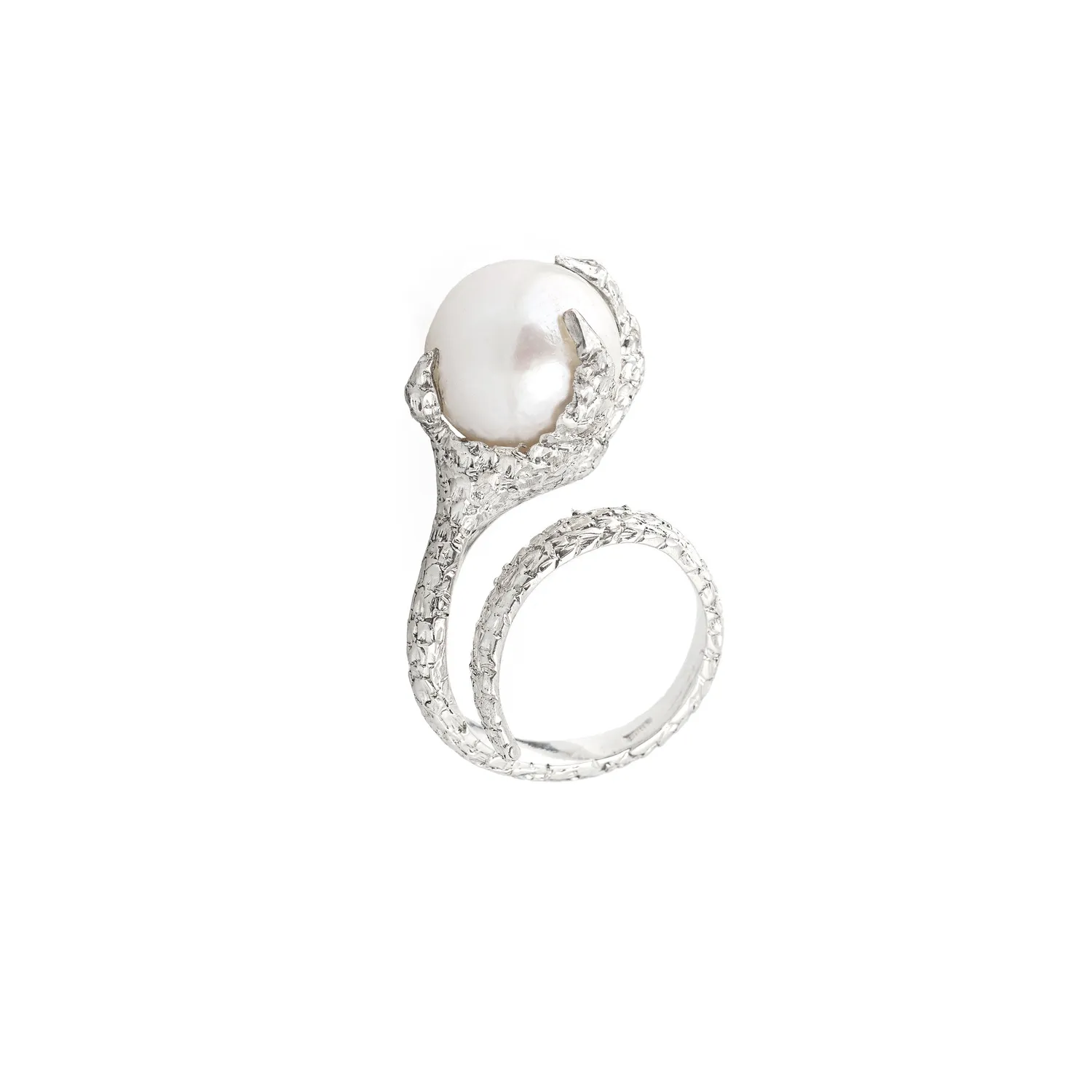 Lorella Tamberi Canal Artemis bague serre perle eau douce
