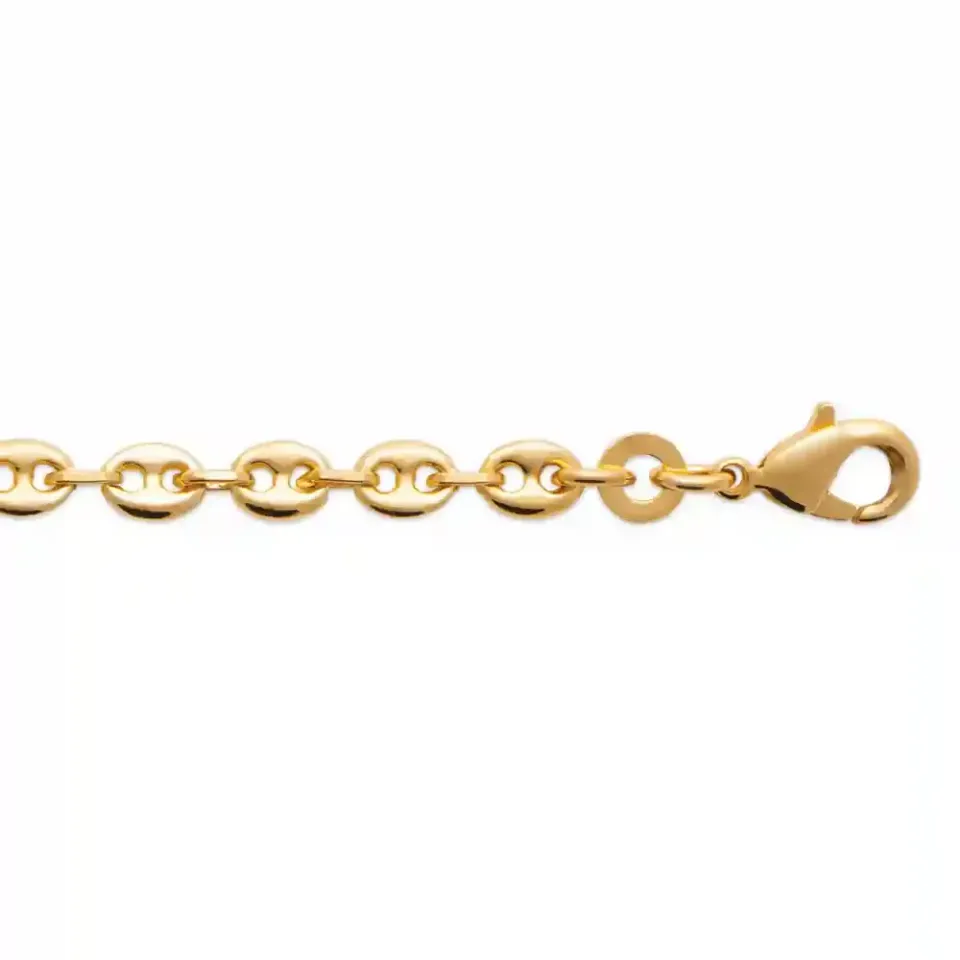 Oriana France bracelet grain de café plaqué or