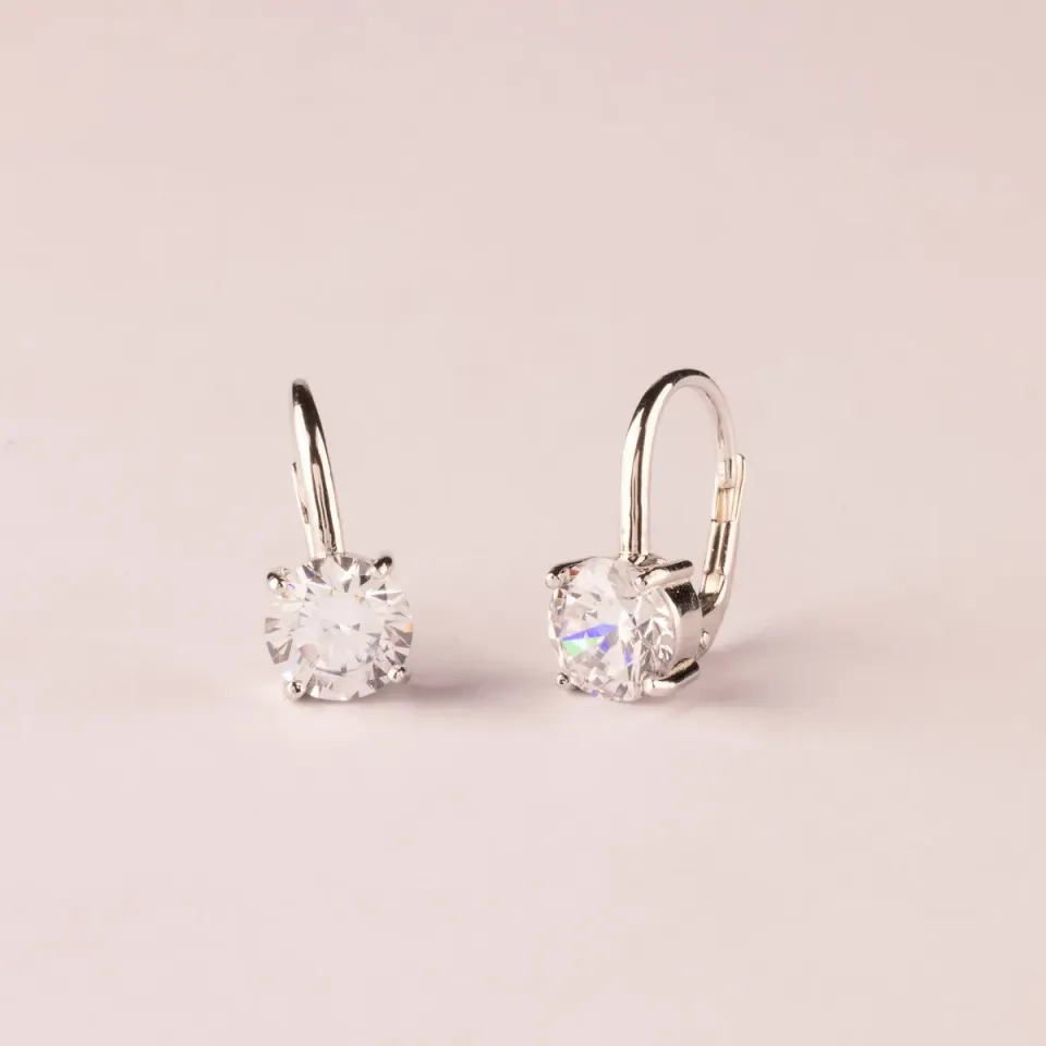Ultima Edizione boucles dormeuses point lumineux 2 carats