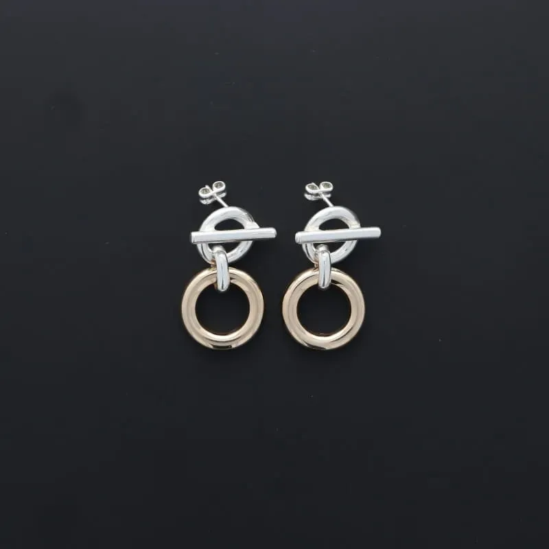 Secret de Cuir N°1607 boucles 69 bicolore argent
