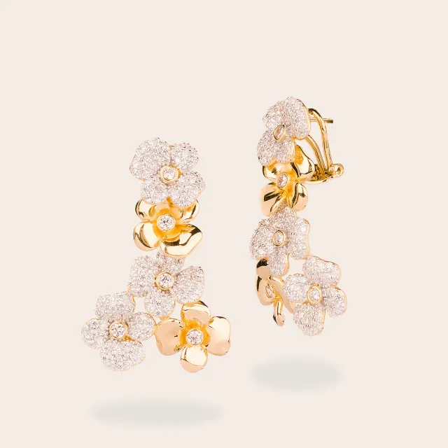 Ultima Edizione Cascata Fiori boucles doreilles cascade fleurs