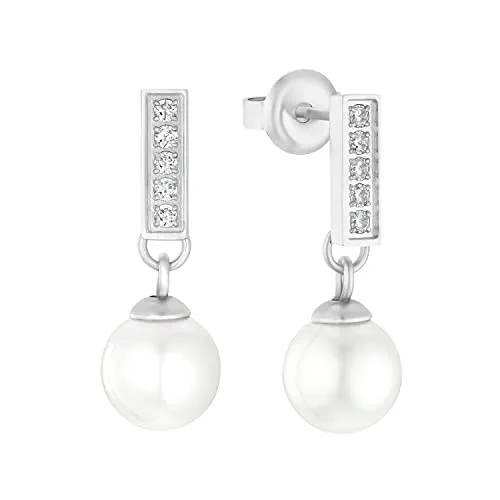 s.Oliver 2031473 boucles d’oreilles acier zircone 0,8 cm