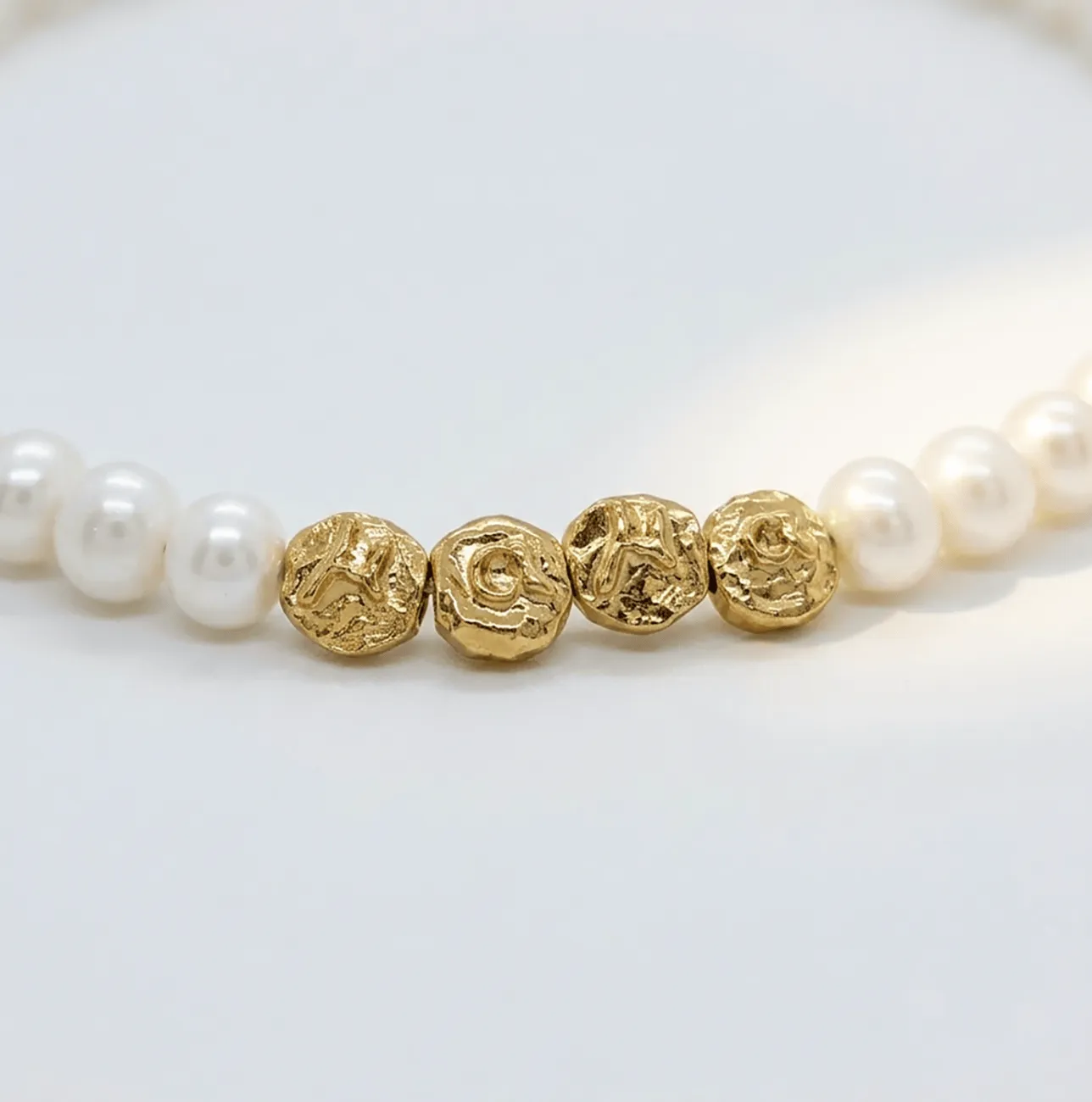 Elise Tsikis Eros collier perles Eros 35 cm