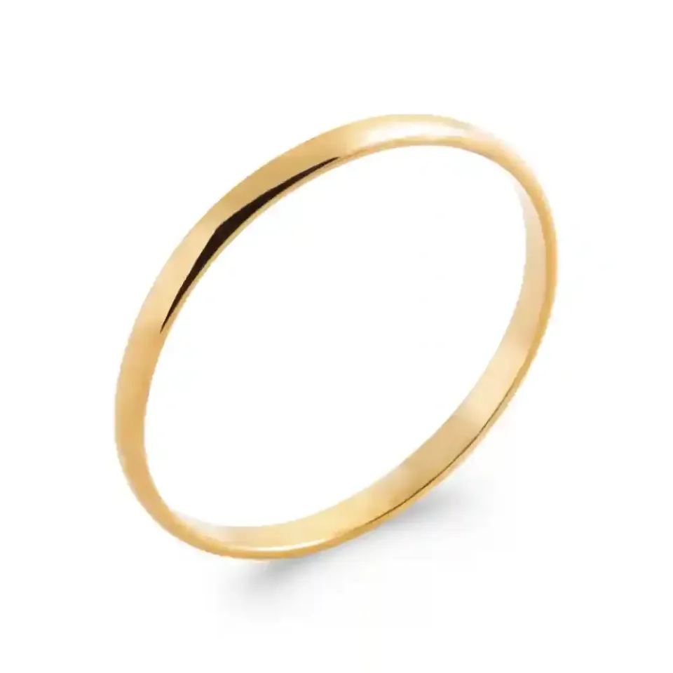 Oriana France alliance fine bague plaqué or