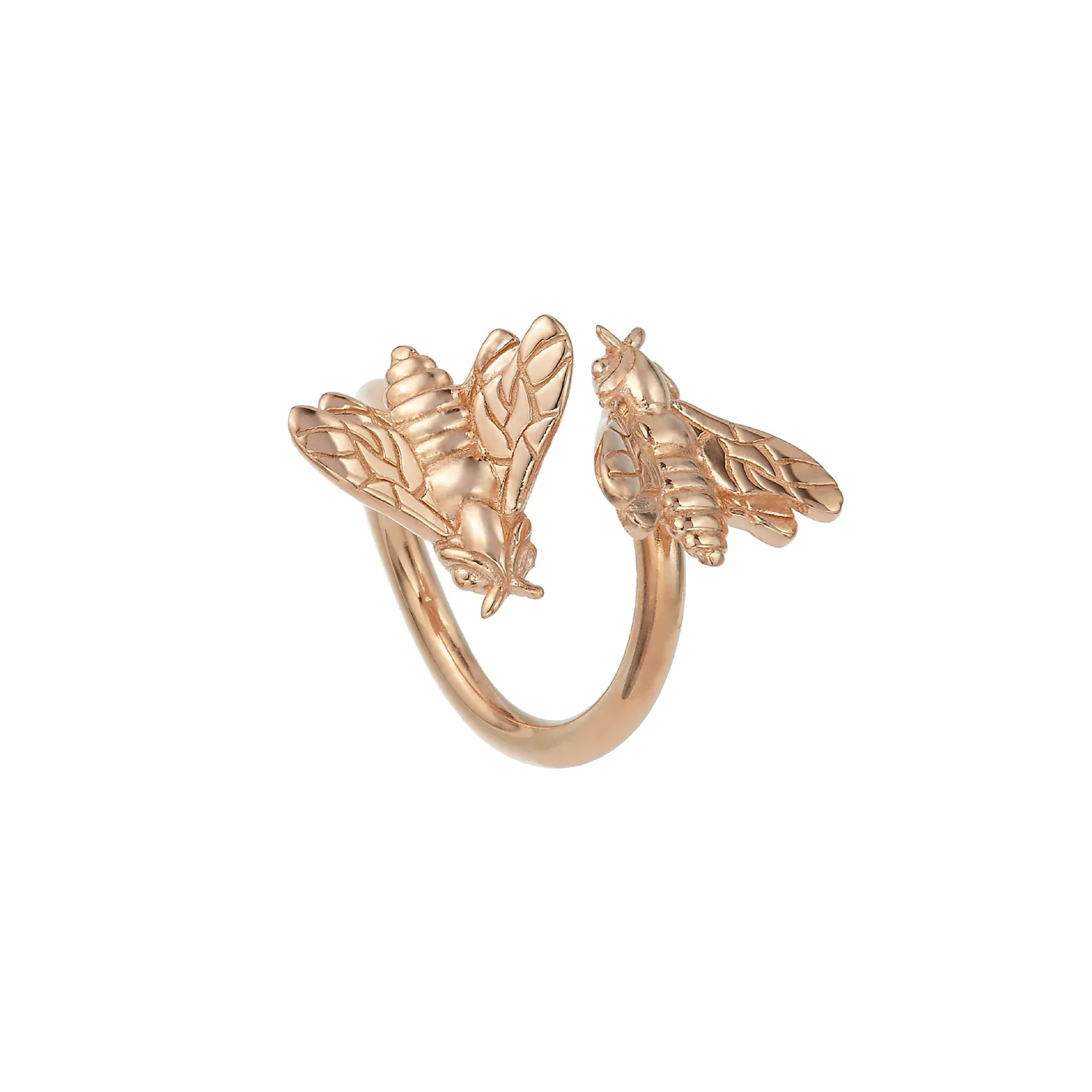 Lorella Tamberi Canal Bee Queen Two Bee bague contrarié rosé