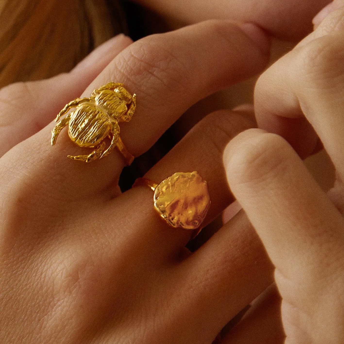 Elise Tsikis Payos bague réglable or jaune