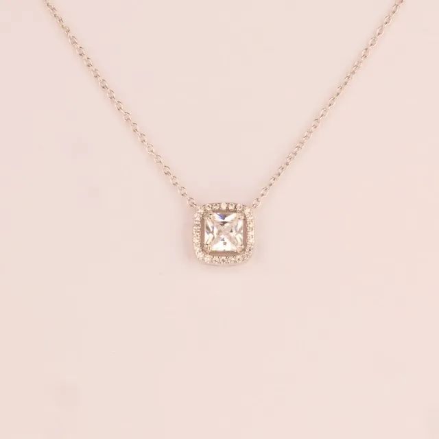 Ultima Edizione collier point lumière zircone blanc