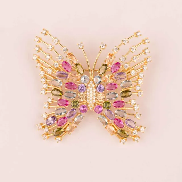 Ultima Edizione farfalla broche papillon multicolore