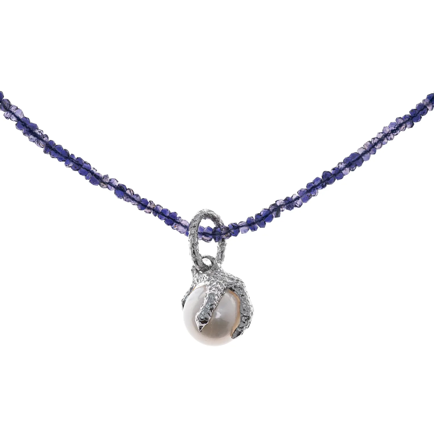 Lorella Tamberi Canal Artemis Talon collier perle iolite