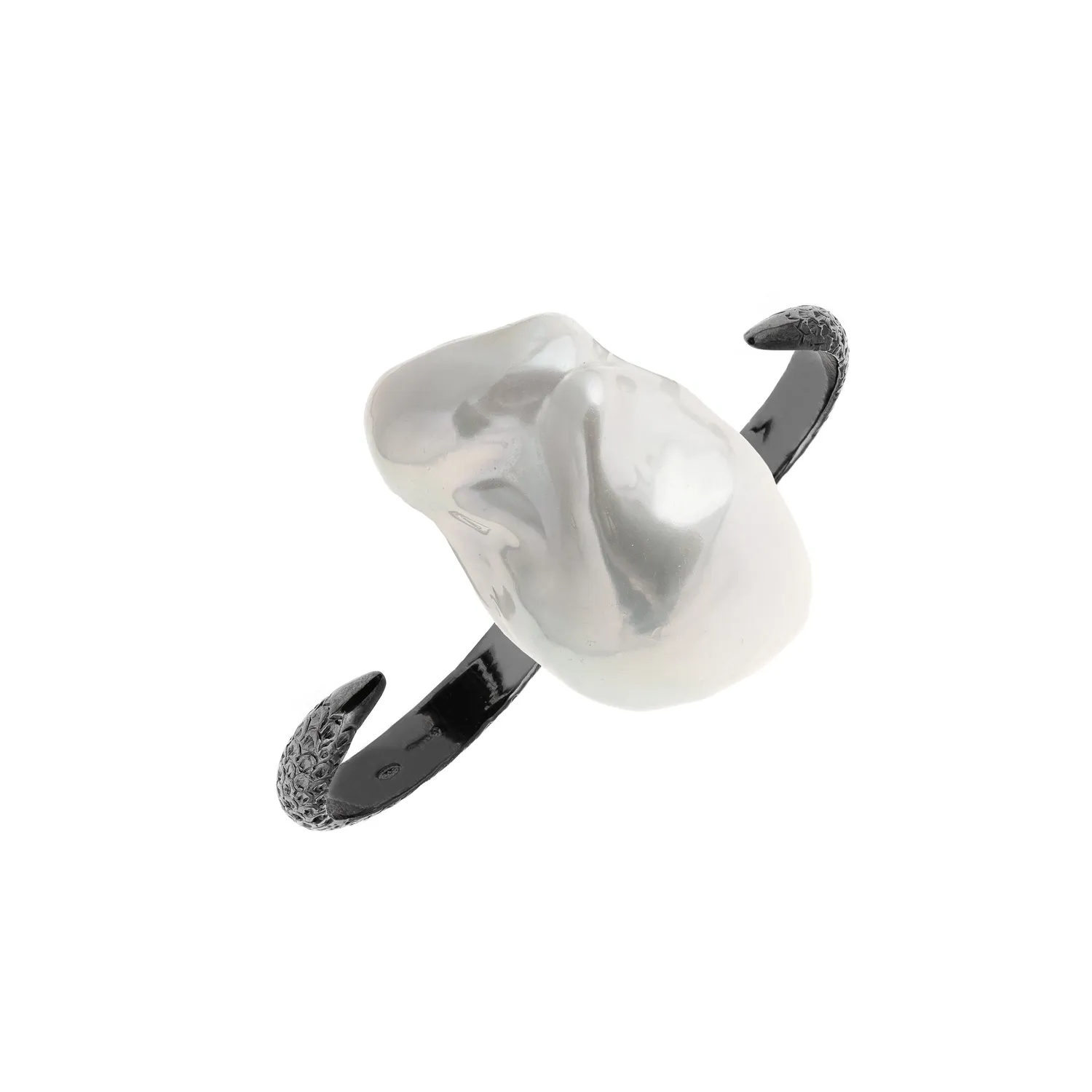 Lorella Tamberi Canal Artemis Double Talon bague perle baroque