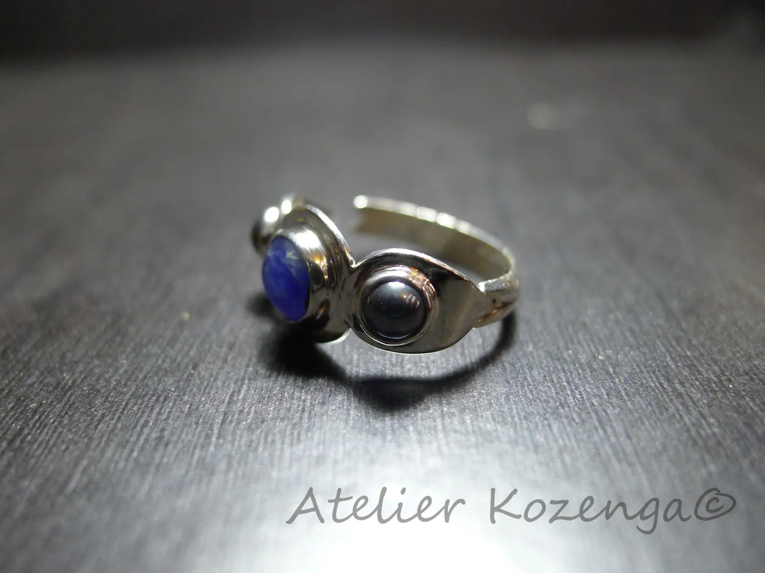 L'Atelier Kozenga Sodalite bague argent 950