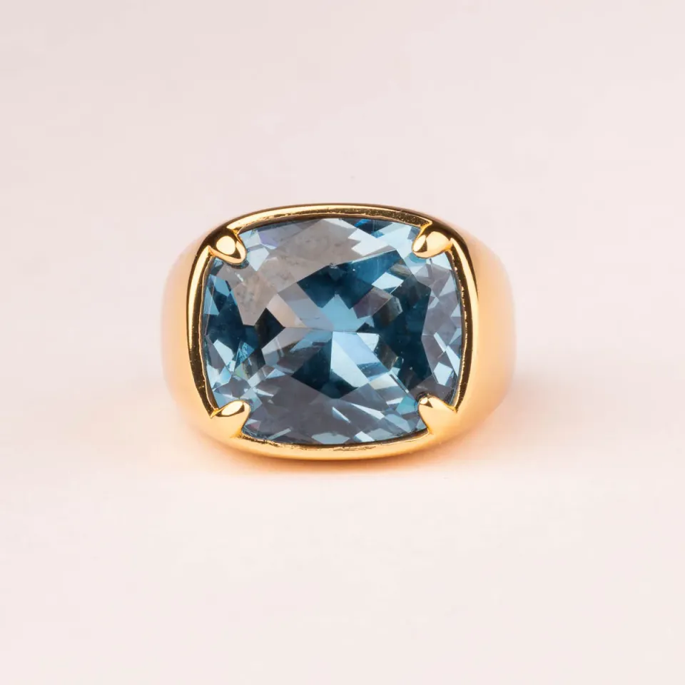 Ultima Edizione solitaire couleur bague zircon