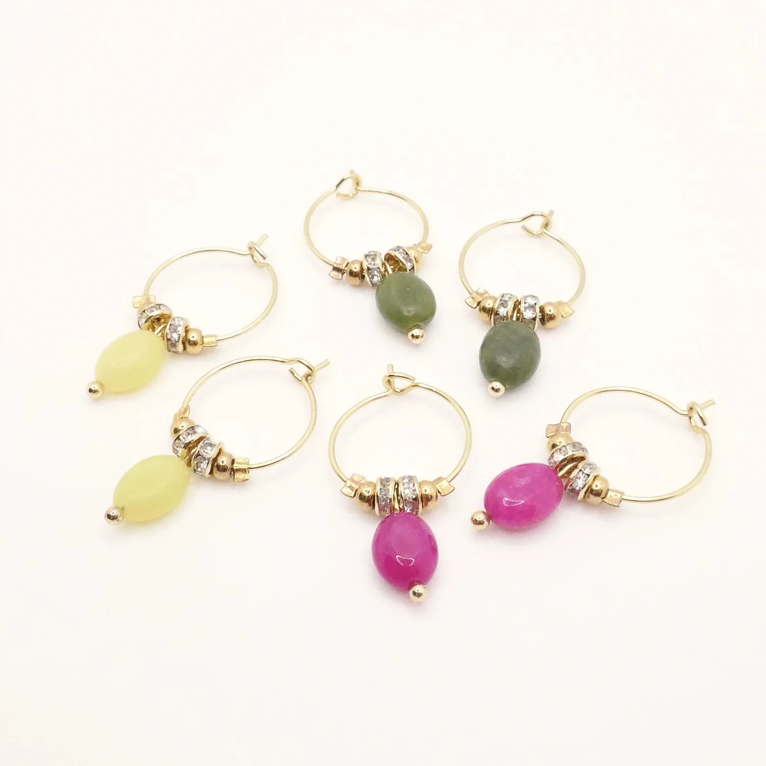 Cloralys Poéma mini créoles agate 1,5 cm paire