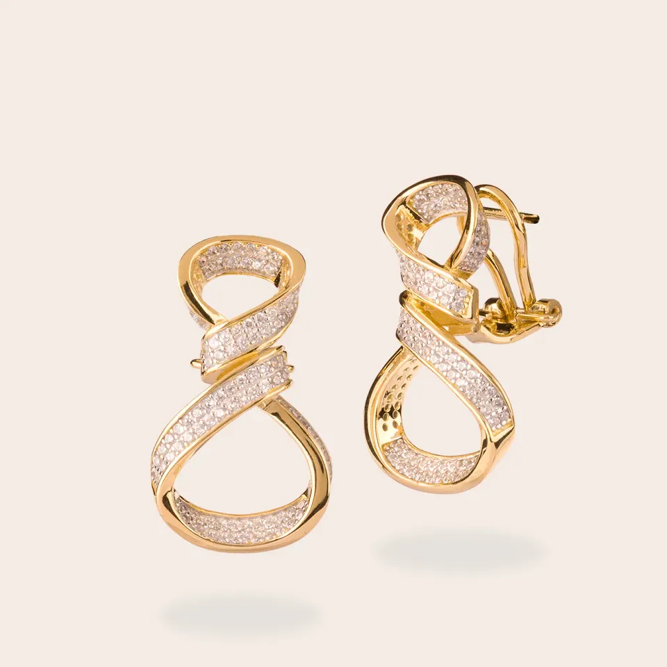 ULTIMA EDIZIONE Vortice Mini Pavé boucles tourbillon