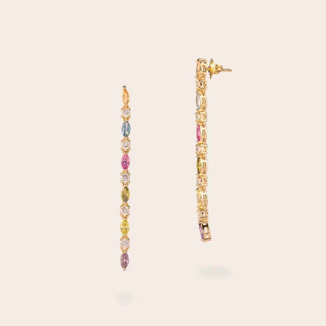 Ultima Edizione multicolor boucles d’oreilles pendantes
