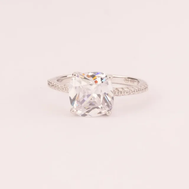ULTIMA EDIZIONE Solitaire princesse bague 9 mm