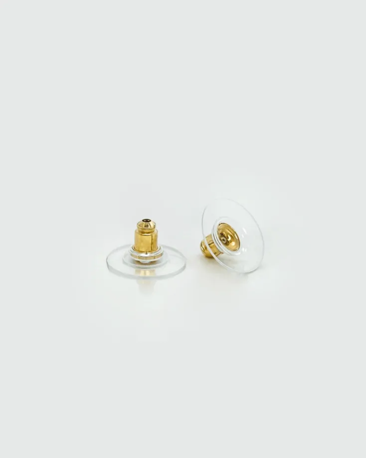 Elise Tsikis Némésis Euménide Medium boucles d'oreilles plaqué or