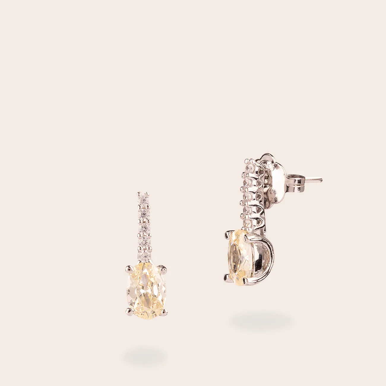 ULTIMA EDIZIONE Barretta Ovalino clous d'oreilles couleur