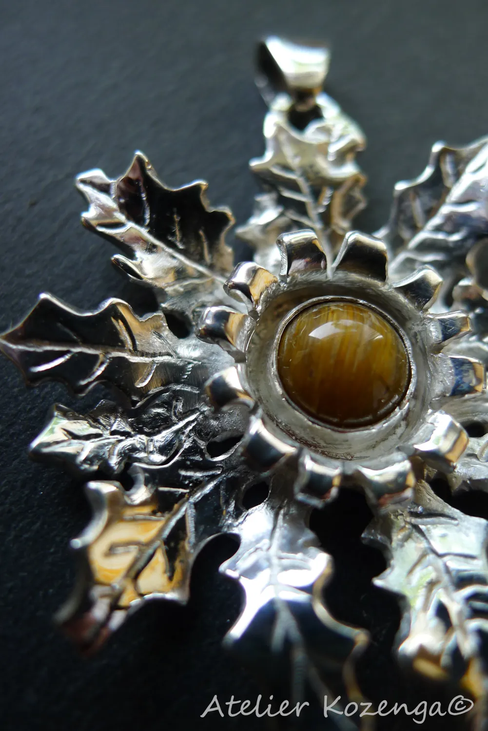 L'Atelier Kozenga Cardabelle II pendentif argent 950