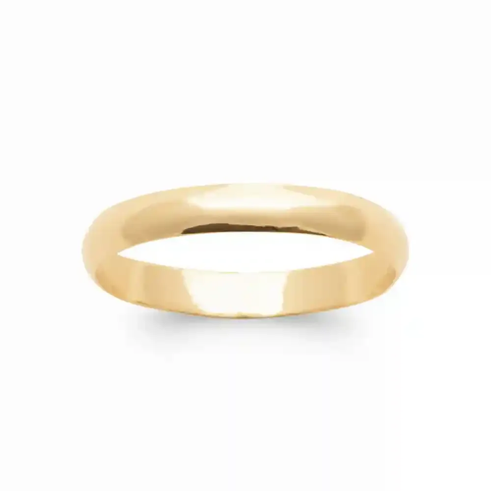 Oriana France Alliance bague plaqué or fine