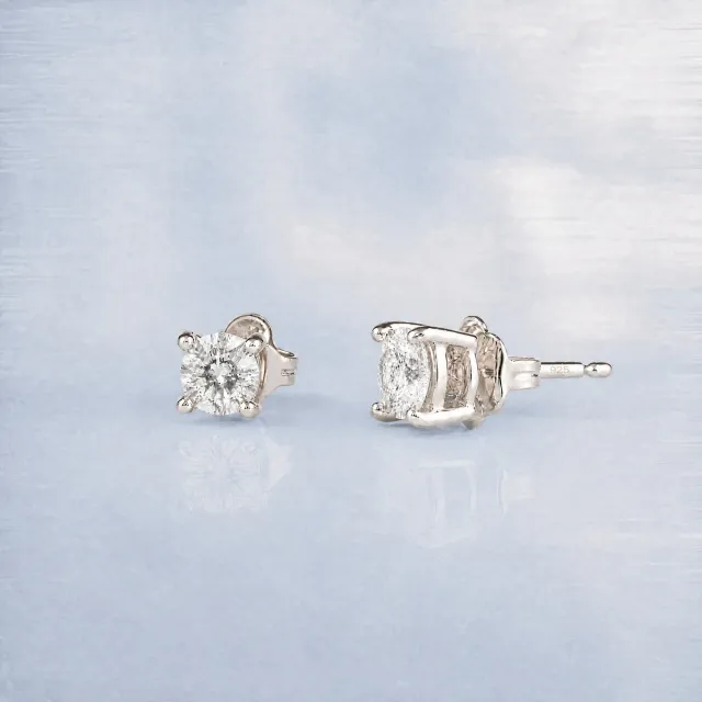 ULTIMA EDIZIONE Punto Luce boucles griffes 6 mm blanc