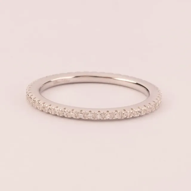 Ultima Edizione Giro Zirconi 1.5 mm bague alliance 1,5 mm