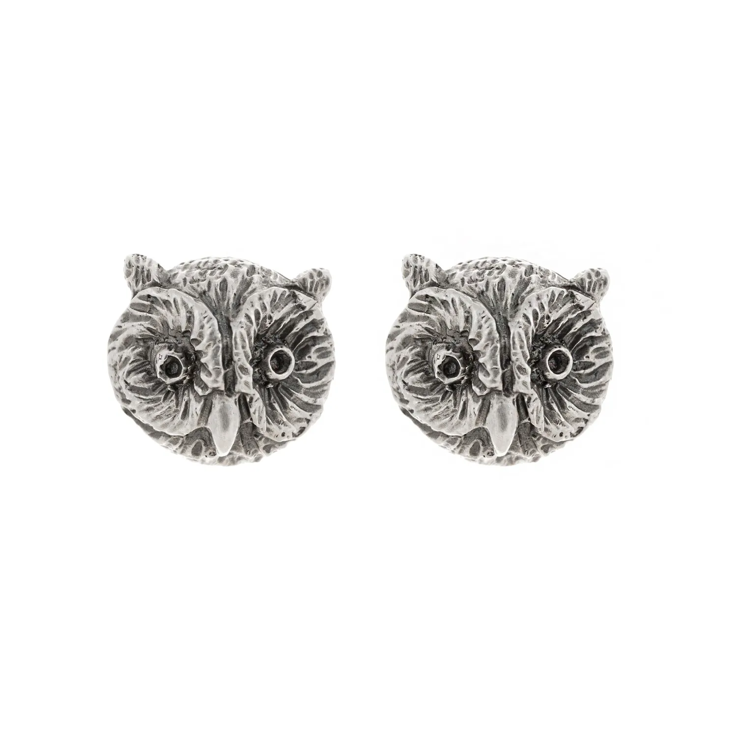 Lorella Tamberi Canal Artemis hibou boucles d’oreilles argenté