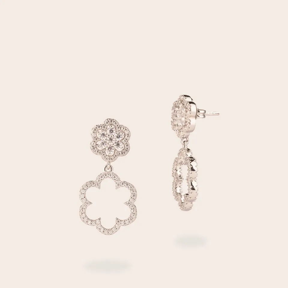 Ultima Edizione boucle pendante Daisy zircons