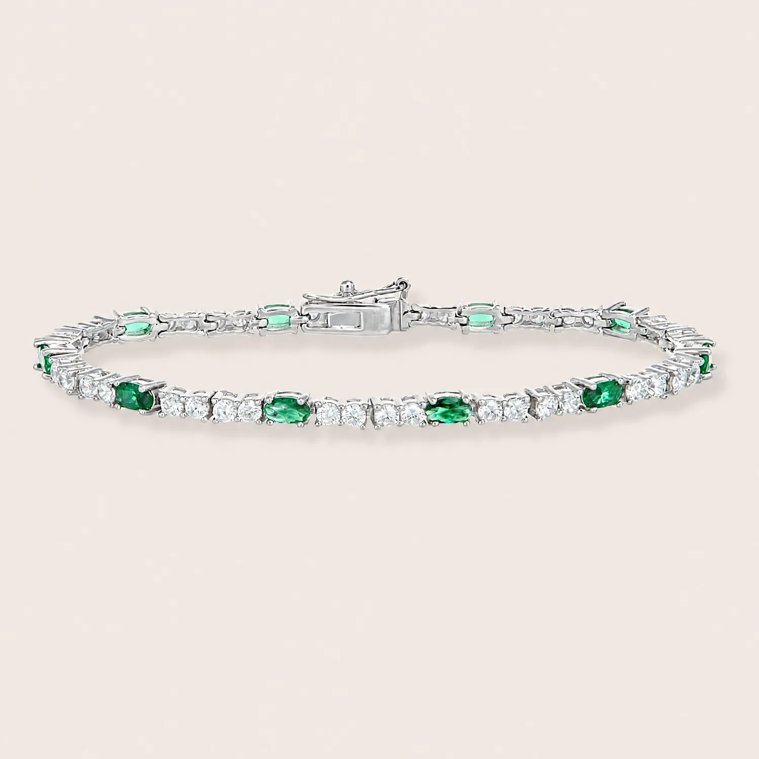 Ultima Edizione tennis zircons ovales couleur bracelet