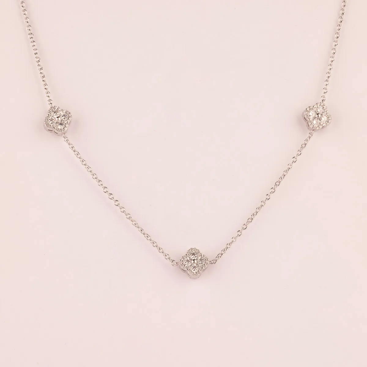 Ultima Edizione Mini Flowers collier chaine 90 cm fleurs
