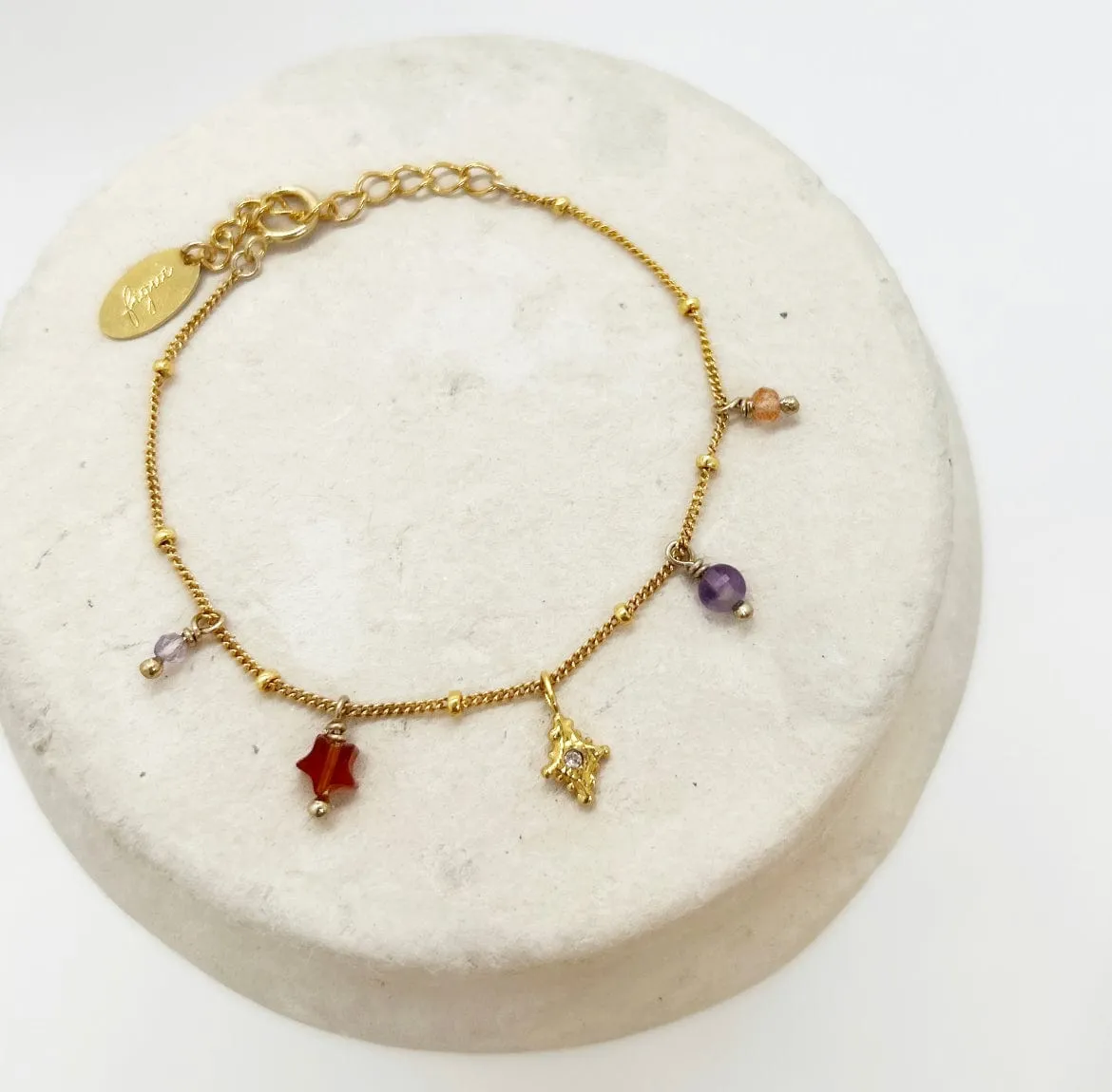 Elise Tsikis Tali bracelet pêche femme étoiles