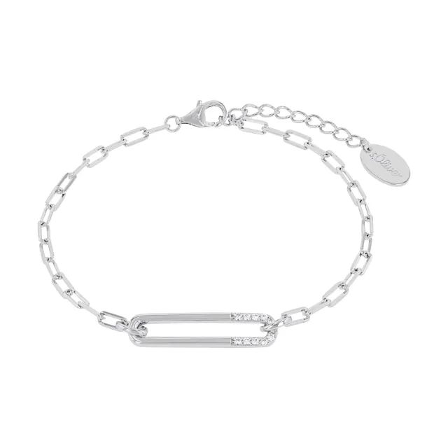 s.Oliver bracelet femme argent 925 zircon 17+3 cm