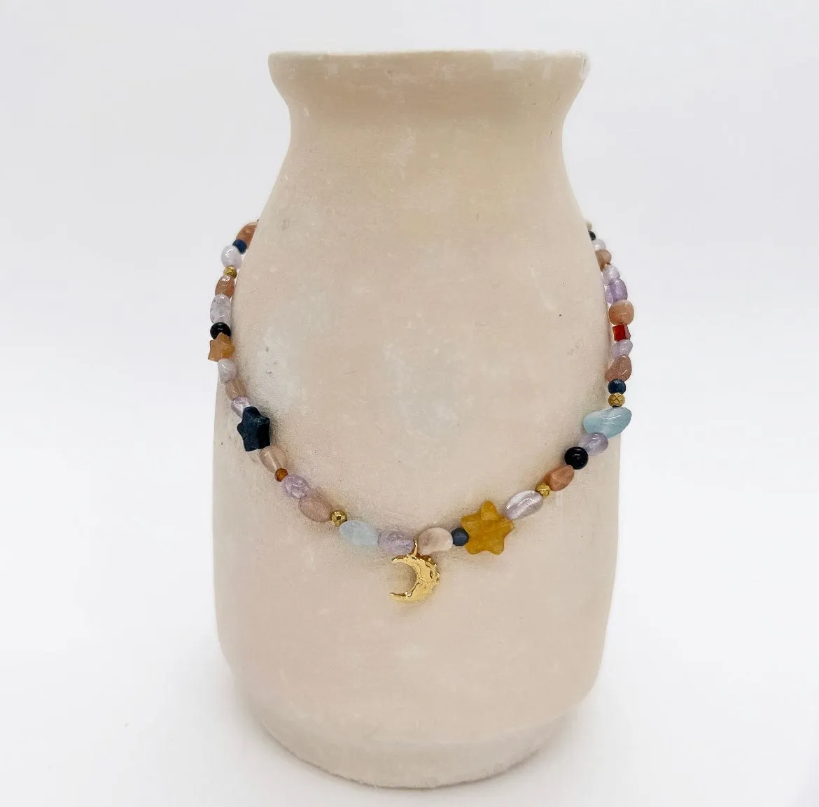 Elise Tsikis Hypnos collier enfant pierres lune