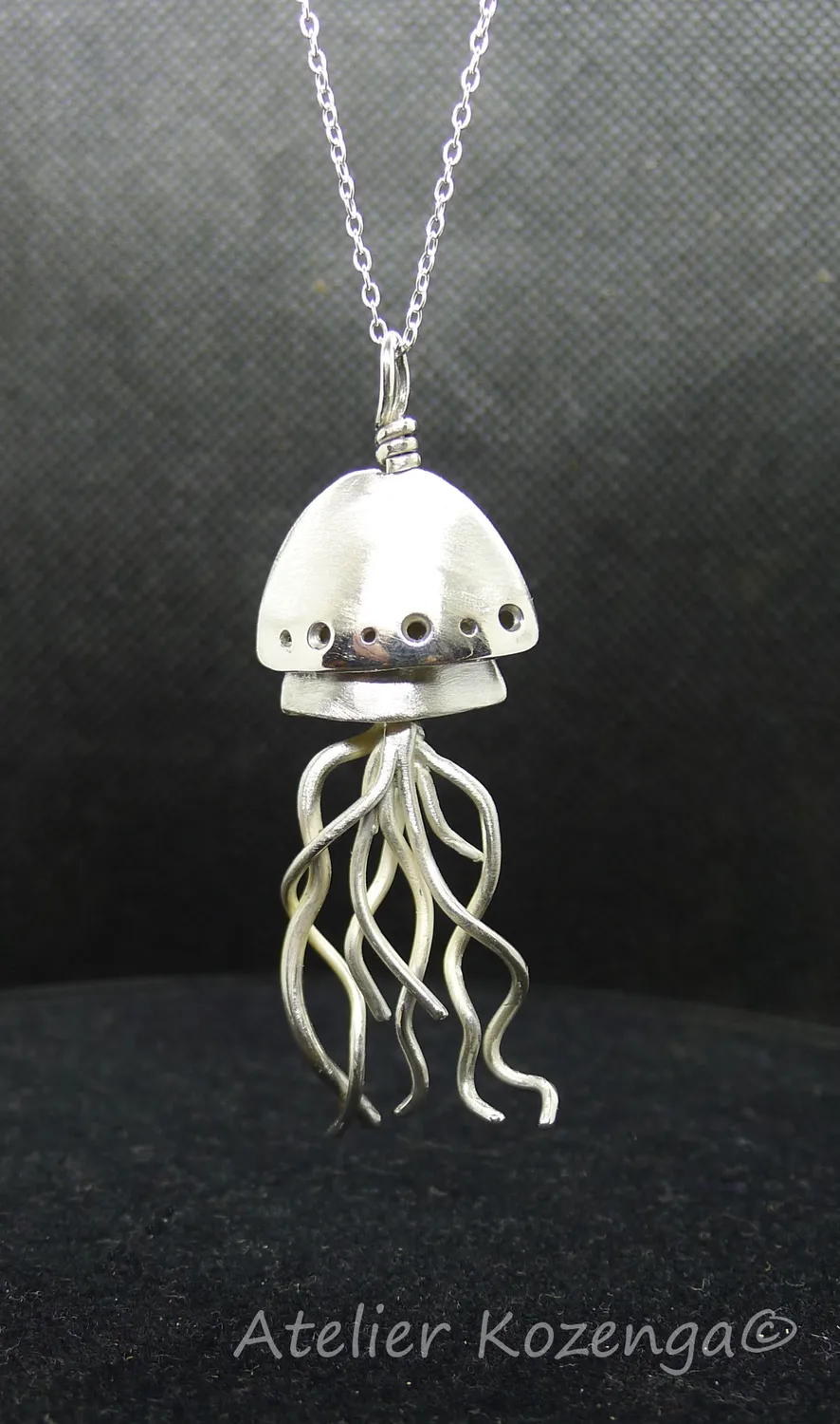 L'Atelier Kozenga Méduse pendentif argent 950