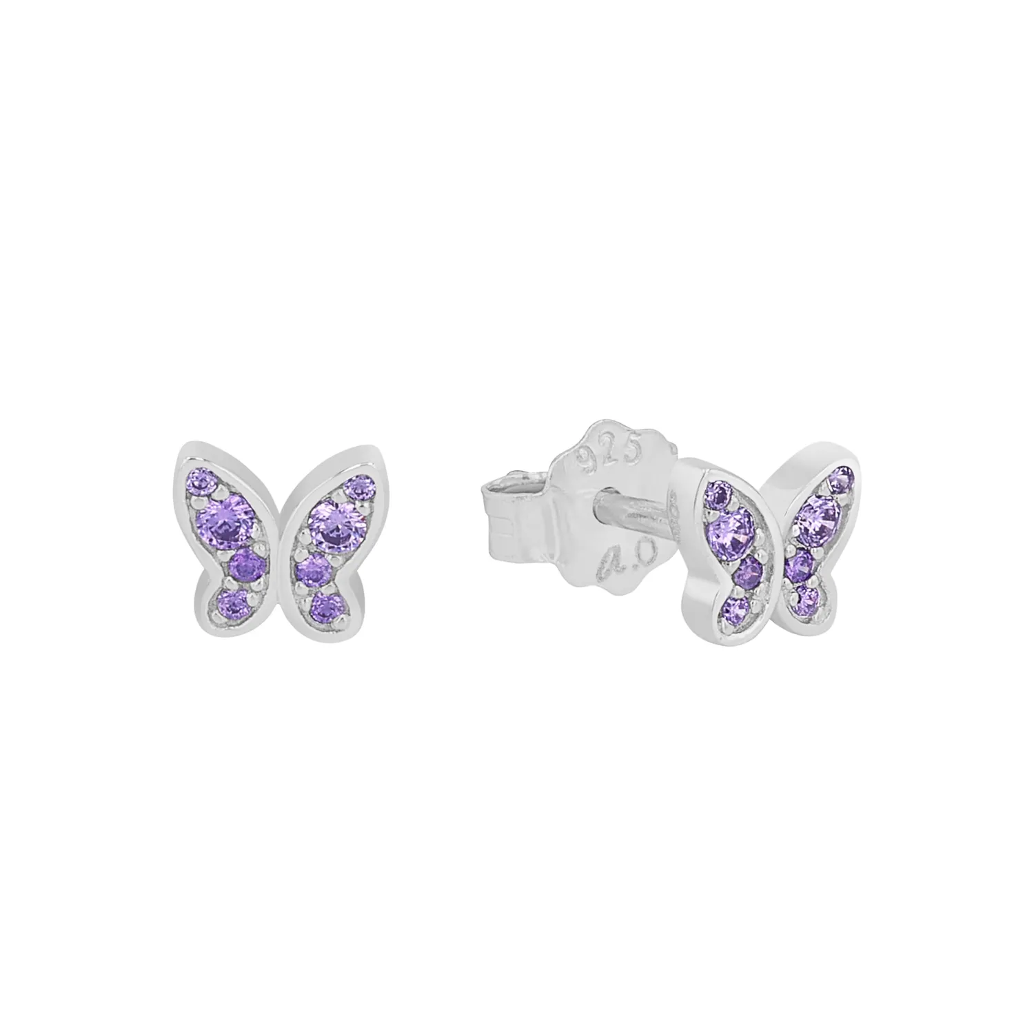 s.Oliver clous d’oreilles fille argent blanc zircone