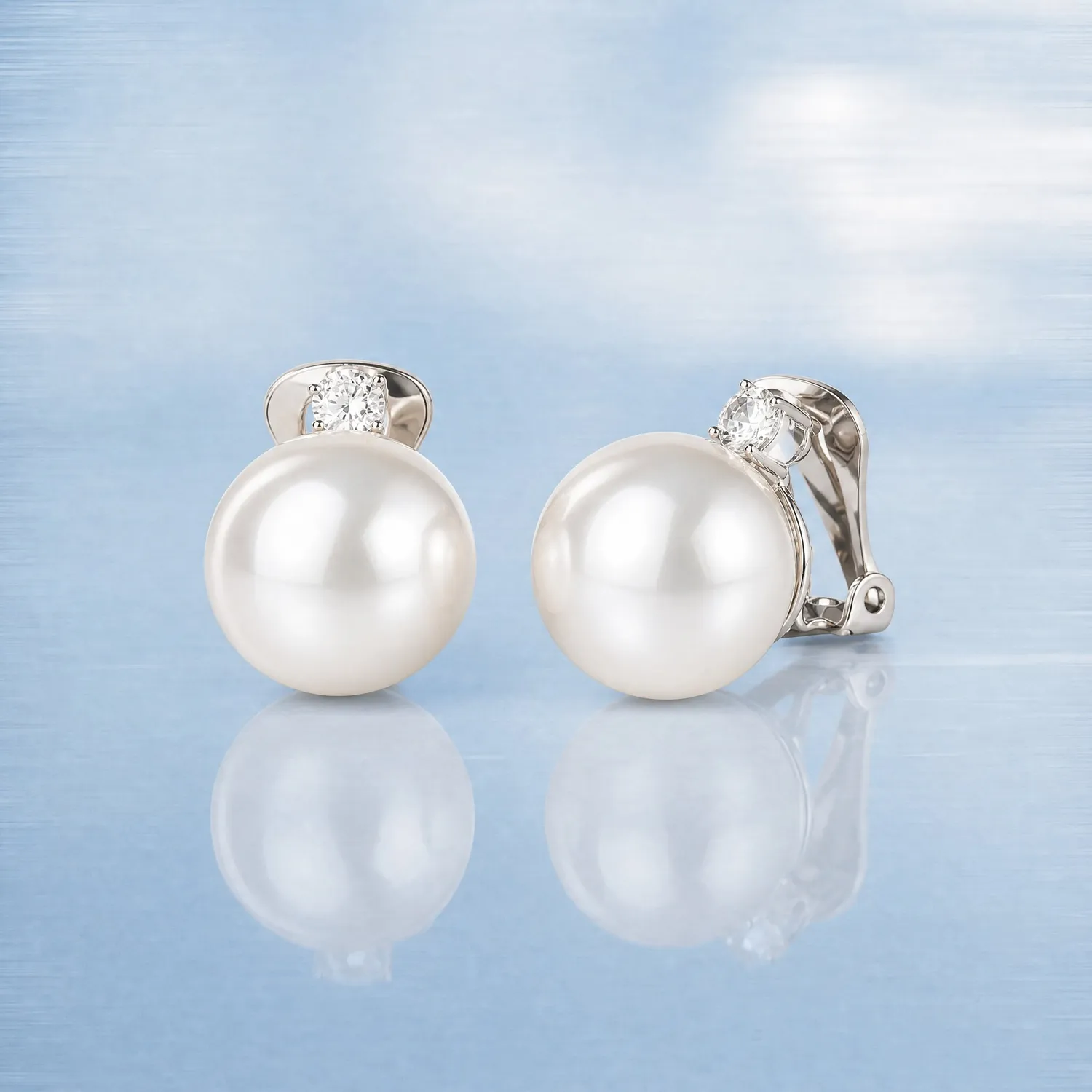 Ultima Edizione Zircone Perle boucles d'oreilles perle