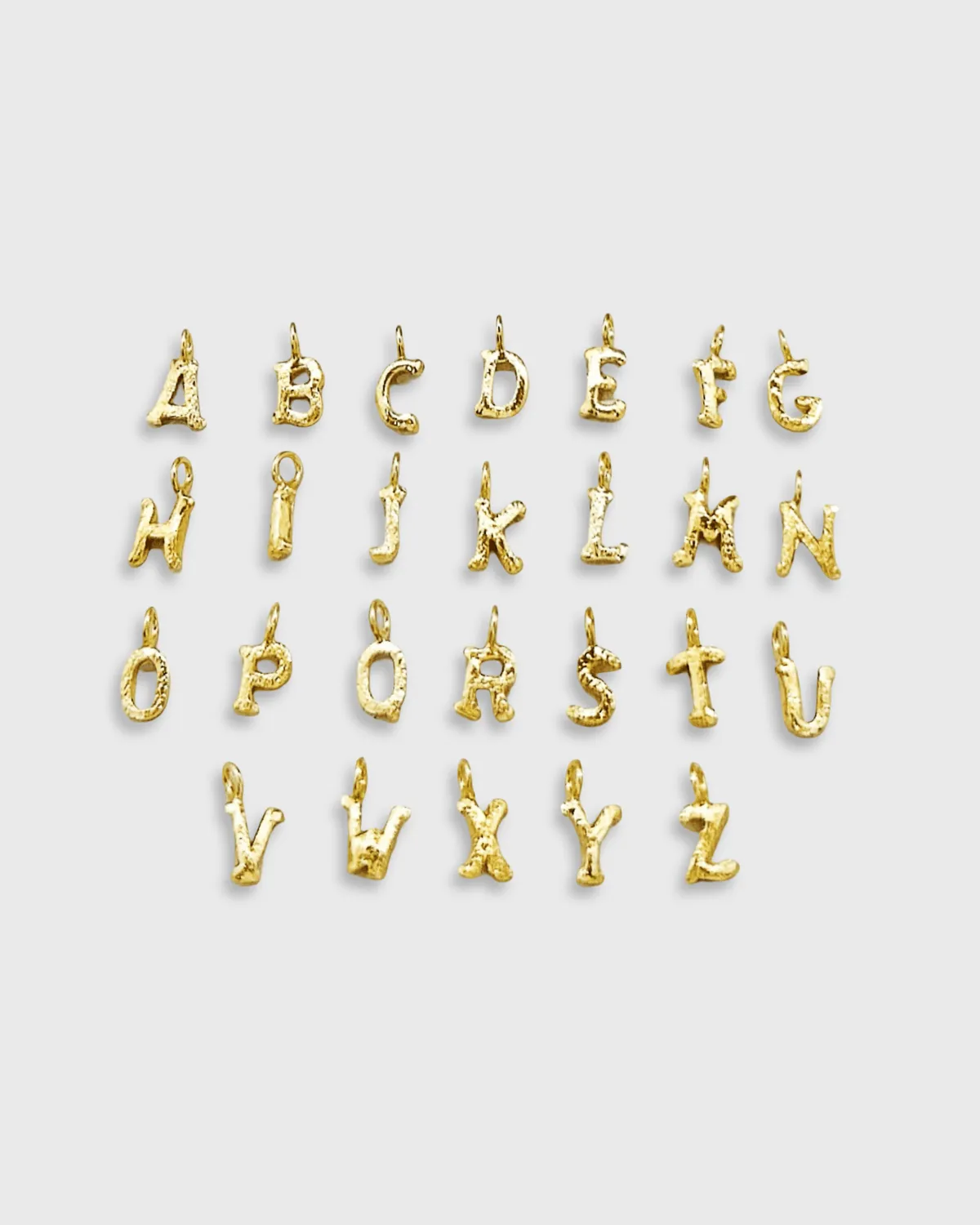 Elise Tsikis Alfani bracelet perles lettres 14,5 cm