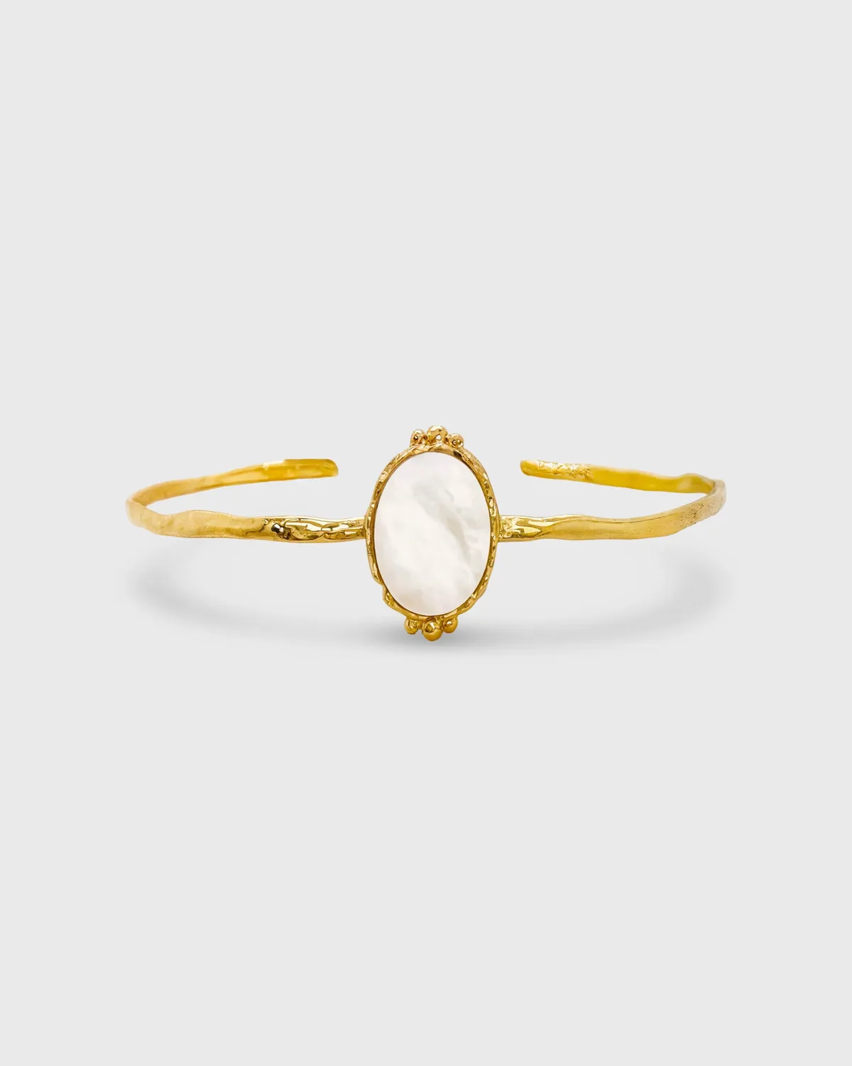 Elise Tsikis Giali bracelet jonc turquoise doré