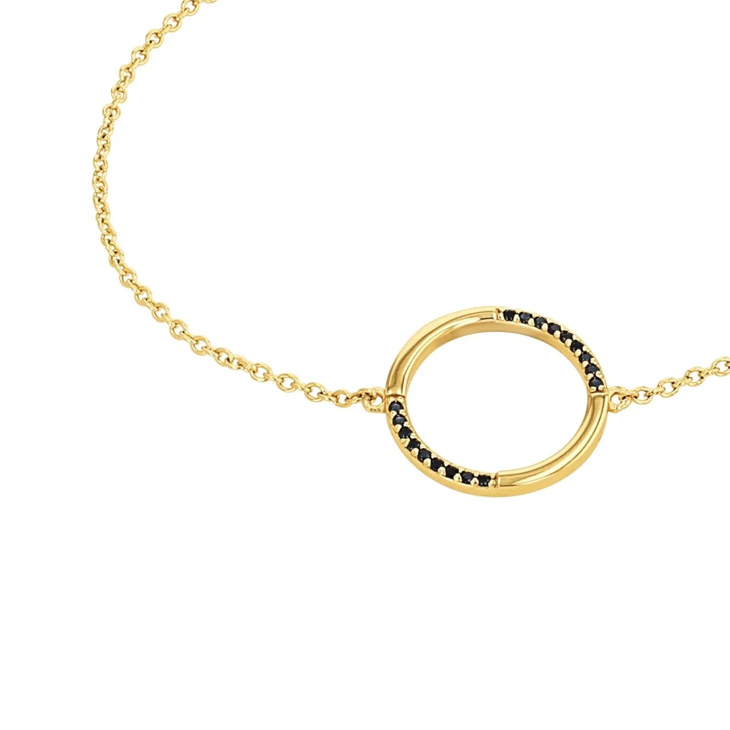 s.Oliver 2034888 bracelet femme zircon noir 17+3 cm