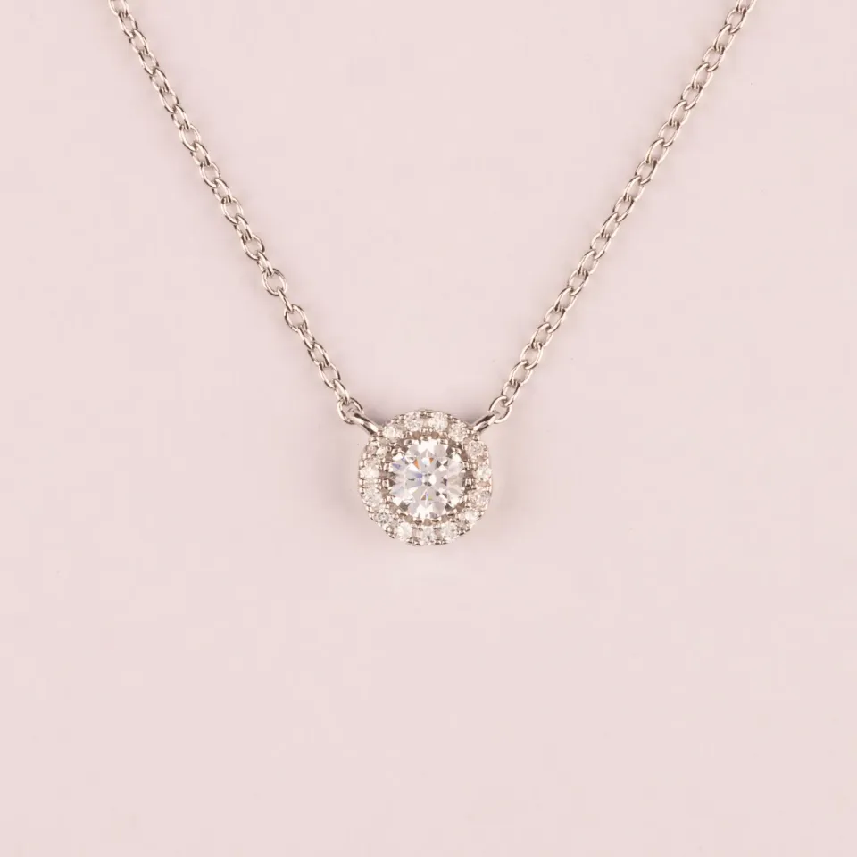 Ultima Edizione punto luce pavé pendentif zircon