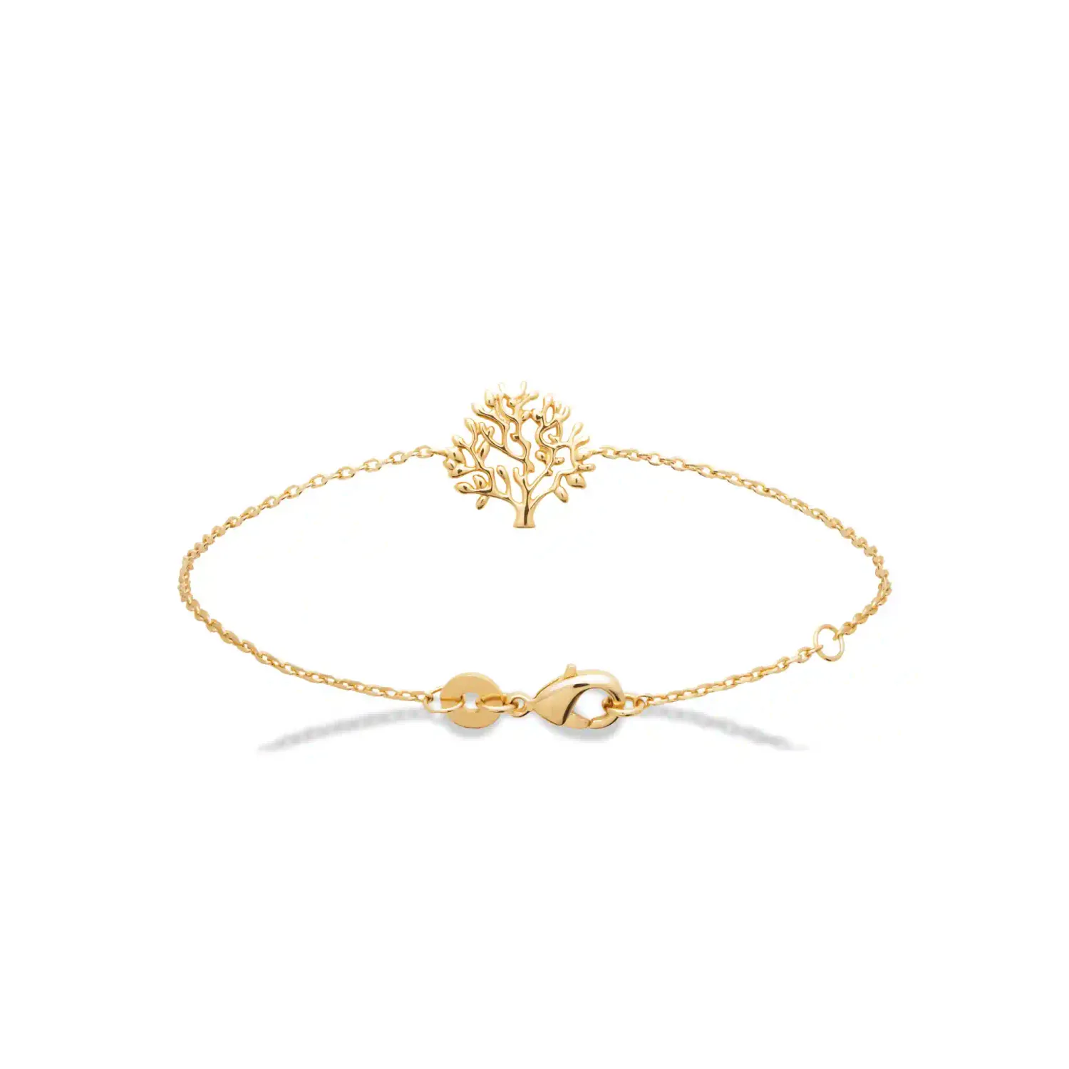 Oriana France bracelet arbre de vie plaqué or femme doré