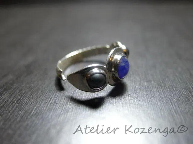 L'Atelier Kozenga Sodalite bague argent 950