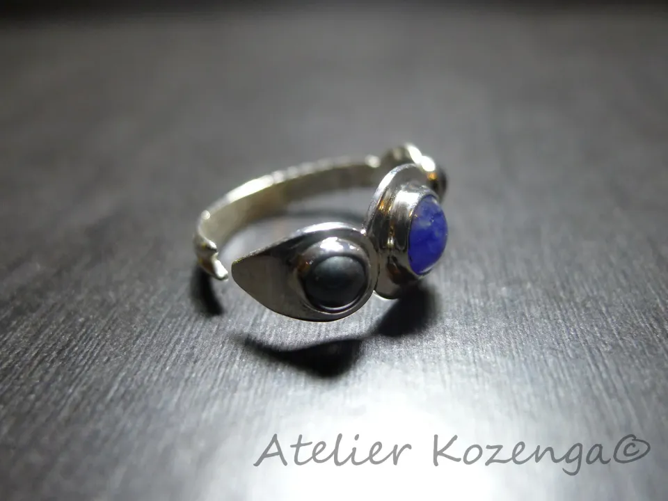 L'Atelier Kozenga Sodalite bague argent 950