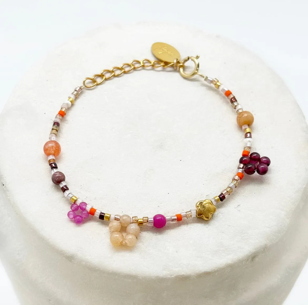 Elise Tsikis Magnoli bracelet perles 14,5 cm femme